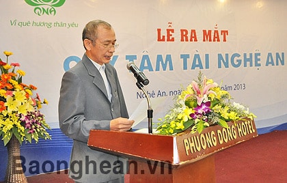 Lễ ra mắt Quỹ Tâm tài Nghệ An