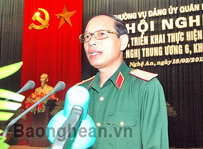 Đảng ủy Quân khu IV quán triệt và triển khai thực hiện Nghị quyết Trung ương 6 (khoá XI)