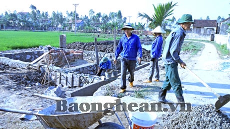 Xã Diễn Tân (Diễn Châu) khôi phục di tích giếng làng