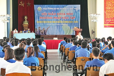 ĐH Sư phạm kỹ thuật Vinh hội thảo khoa học Phương pháp học tập