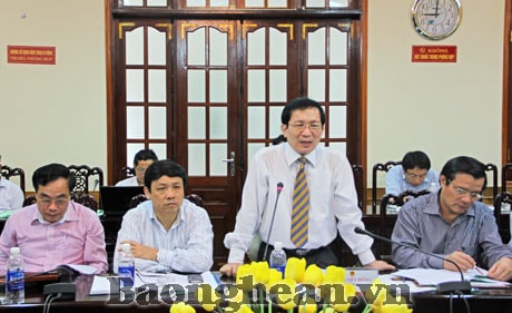 Ban chỉ đạo trung ương Chương trình MTQG xây dựng nông thôn mới làm việc với UBND tỉnh Nghệ An