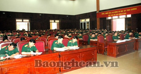 Lữ đoàn 414 quán triệt Nghị quyết Trung ương 6 (Khóa XI)