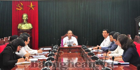 Thực hiện tốt công tác tham mưu các vấn đề quan trọng của tỉnh.