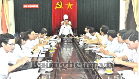 Ban Pháp chế HĐND tỉnh giám sát công tác thanh tra và xử lý sau thanh tra tại Nam Đàn