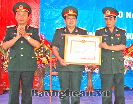 Đoàn Kinh tế - Quốc phòng 4: Kỷ niệm 40 năm ngày truyền thống và đón nhận Huân chương Bảo vệ Tổ quốc hạng Ba