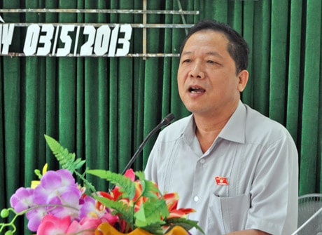 Đại biểu Quốc hội tiếp xúc cử tri tại phường Nghi Thủy (Thị xã Cửa Lò)