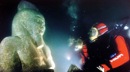 Phát hiện thành phố Ai Cập cổ đại dưới đáy Đại Tây Dương