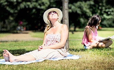 Phơi nắng giúp hạ huyết áp