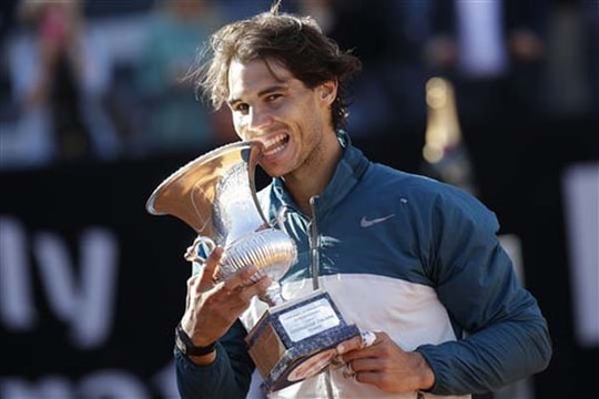 Vô địch Rome Masters, Rafael Nadal trở lại tốp 4