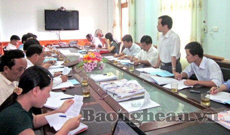 Kiểm tra cải cách hành chính tại huyện Yên Thành