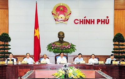 Chính phủ họp phiên thường kỳ tháng 5/2013