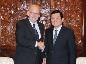 Chủ tịch nước Trương Tấn Sang tiếp Giám đốc điều hành UNICEF