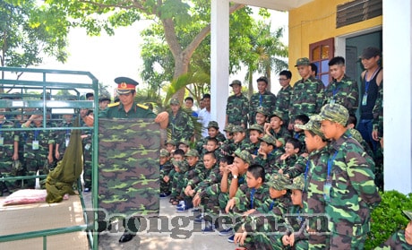 “Cháu muốn làm người lính Cụ Hồ!”