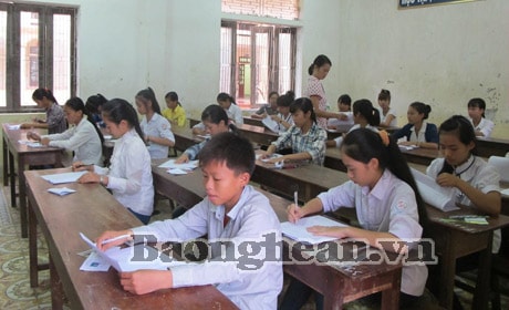 36.481 HS thi tuyển vào lớp 10 THPT năm học 2013-2014