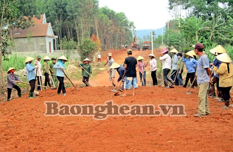 Niềm vui mở đường ở một xóm giáo toàn tòng