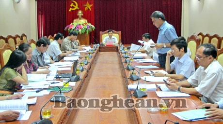 Thường trực HĐND tỉnh thẩm tra báo cáo trình kỳ họp thứ 9, HĐND tỉnh khóa XVI