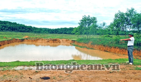 Xí nghiệp gạch Đô Lương: Khai thác đất trái phép