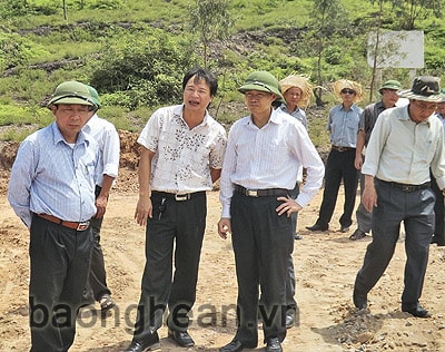 Tổng cục Thủy lợi làm việc với Sở NN & PTNT Nghệ An