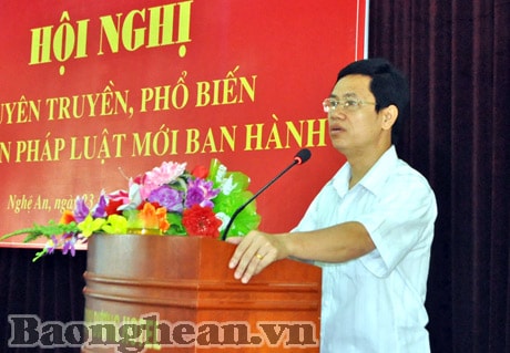 Thường trực HĐND tỉnh phổ biến văn bản pháp luật mới ban hành