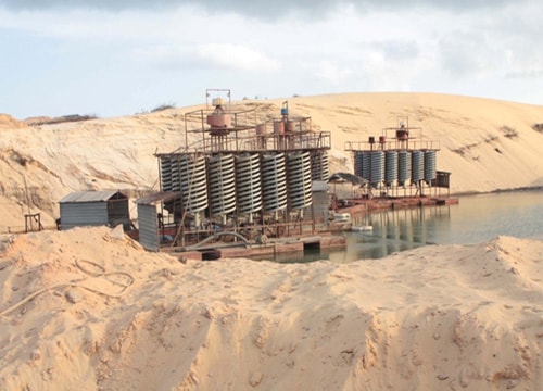 Phân vùng thăm dò, khai thác quặng titan