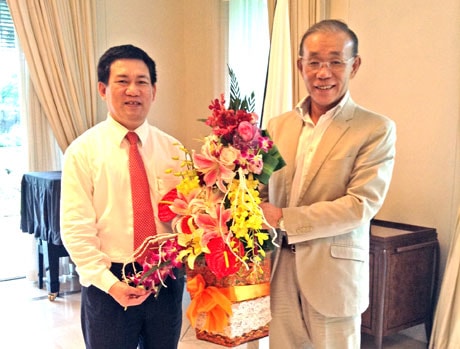 Đồng chí Hồ Đức Phớc gặp gỡ Đại sứ Nhật Bản tại Việt Nam
