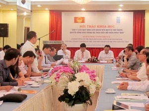 Góp ý quy định quyền con người trong sửa Hiến pháp