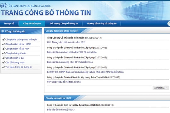 Từ 25-9: Thêm công cụ giám sát công ty đại chúng