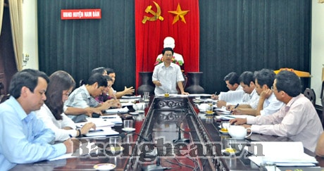 Kiểm tra tình hình hoạt động của HĐND huyện Nam Đàn