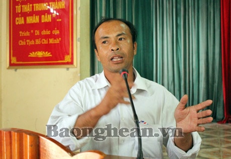 Huyện Đô Lương tổ chức đối thoại với 54 hộ dân ở Toàn Thắng, xã Quang Sơn