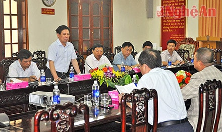 UBND tỉnh làm việc với Tập đoàn Hoa Sen