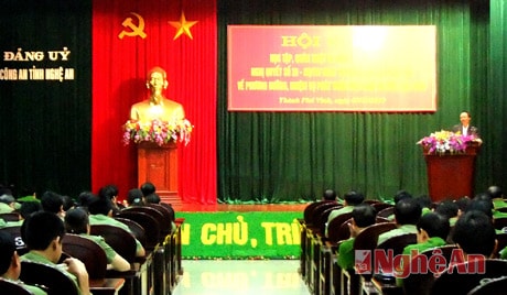 CANA: Quán triệt Nghị quyết 26 của Bộ Chính trị về Nghệ An