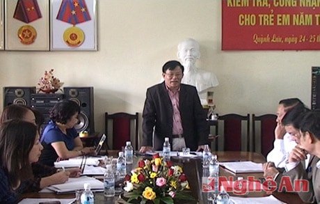 Công nhận phổ cập giáo dục mầm non trẻ 5 tuổi ở Quỳnh Lưu