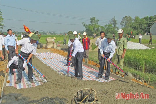 Bước chuyển trong phong trào xây dựng nông thôn mới