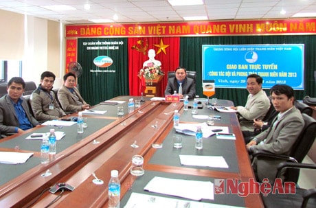 Giao ban trực tuyến công tác Hội và phong trào thanh niên năm 2013