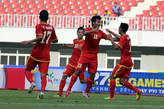 U23 Việt Nam dội "mưa gôn" vào lưới U23 Lào
