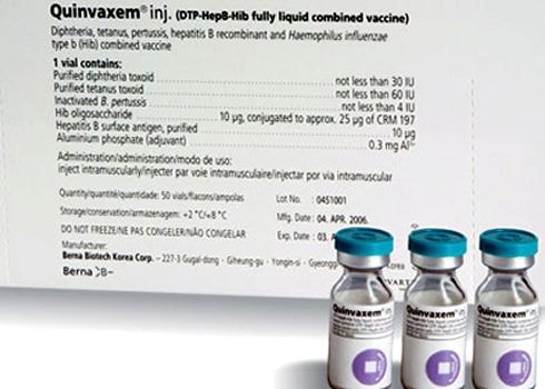 WHO và UNICEF khuyến cáo tiếp tục tiêm vắc xin Quinvaxem