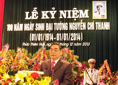 Kỷ niệm 100 năm ngày sinh Đại tướng Nguyễn Chí Thanh