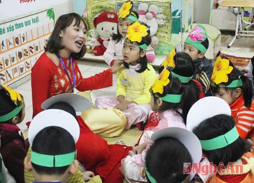 159 giáo viên mầm non dự thi chọn giáo viên dạy giỏi cấp tỉnh