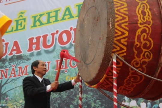 Hà Tĩnh: Khai hội chùa Hương Tích