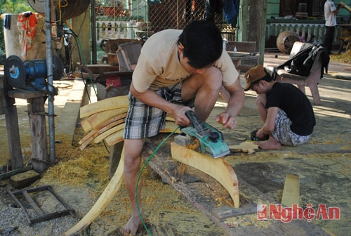 Rộn rã làng trống Hoàng Hà