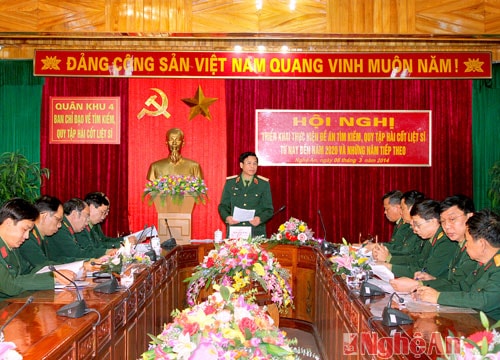 Triển khai kế hoạch đề án tìm kiếm, quy tập hài cốt liệt sĩ