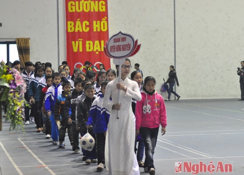 Khai mạc Hội khỏe Phù Đổng tỉnh Nghệ An lần thứ XVI - năm 2014