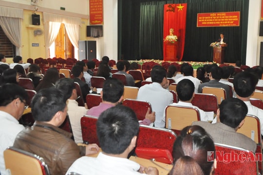 Nam Đàn: Tổ chức hội nghị chuyên đề Học tập và làm theo Bác