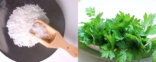 Tan mỡ bụng nhờ muối và ngải cứu