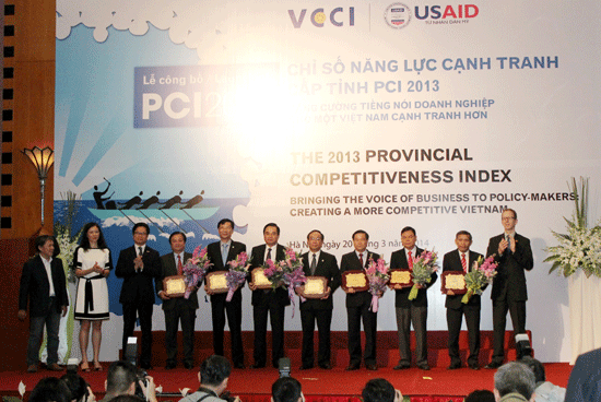 Công bố chỉ số năng lực cạnh tranh cấp tỉnh năm 2013