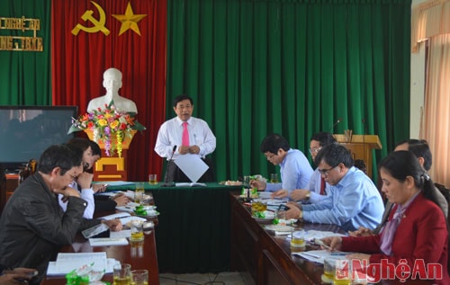 Lãnh đạo tỉnh làm việc với Sở Lao động - Thương binh & Xã hội