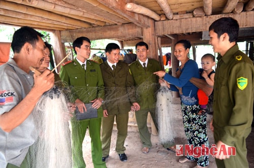 Phiếu tố giác tội phạm - cách làm hay ở Tương Dương