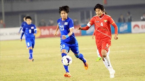 VCK Asian Cup nữ 2014: Hàn Quốc thắng Myanmar với tỷ số 12-0