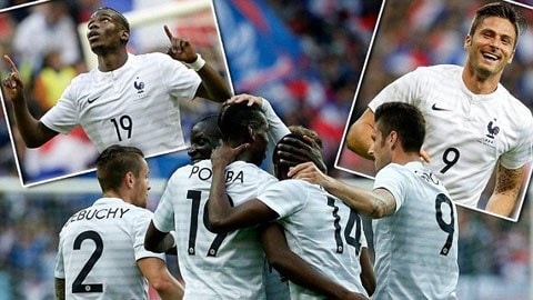 Pháp 4-0 Na Uy: Pogba và Giroud phô diễn sức mạnh của "Gà trống Gaulois"