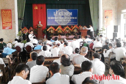 Quỳnh Bá: Kỷ niệm 60 năm thành lập xã (8/6/1954 – 8/6/2014)